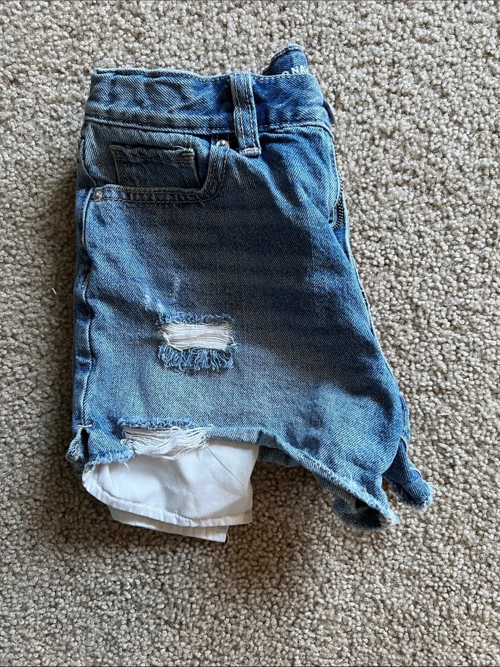 Old Navy Blue Denim Ripped Girls' Shorts